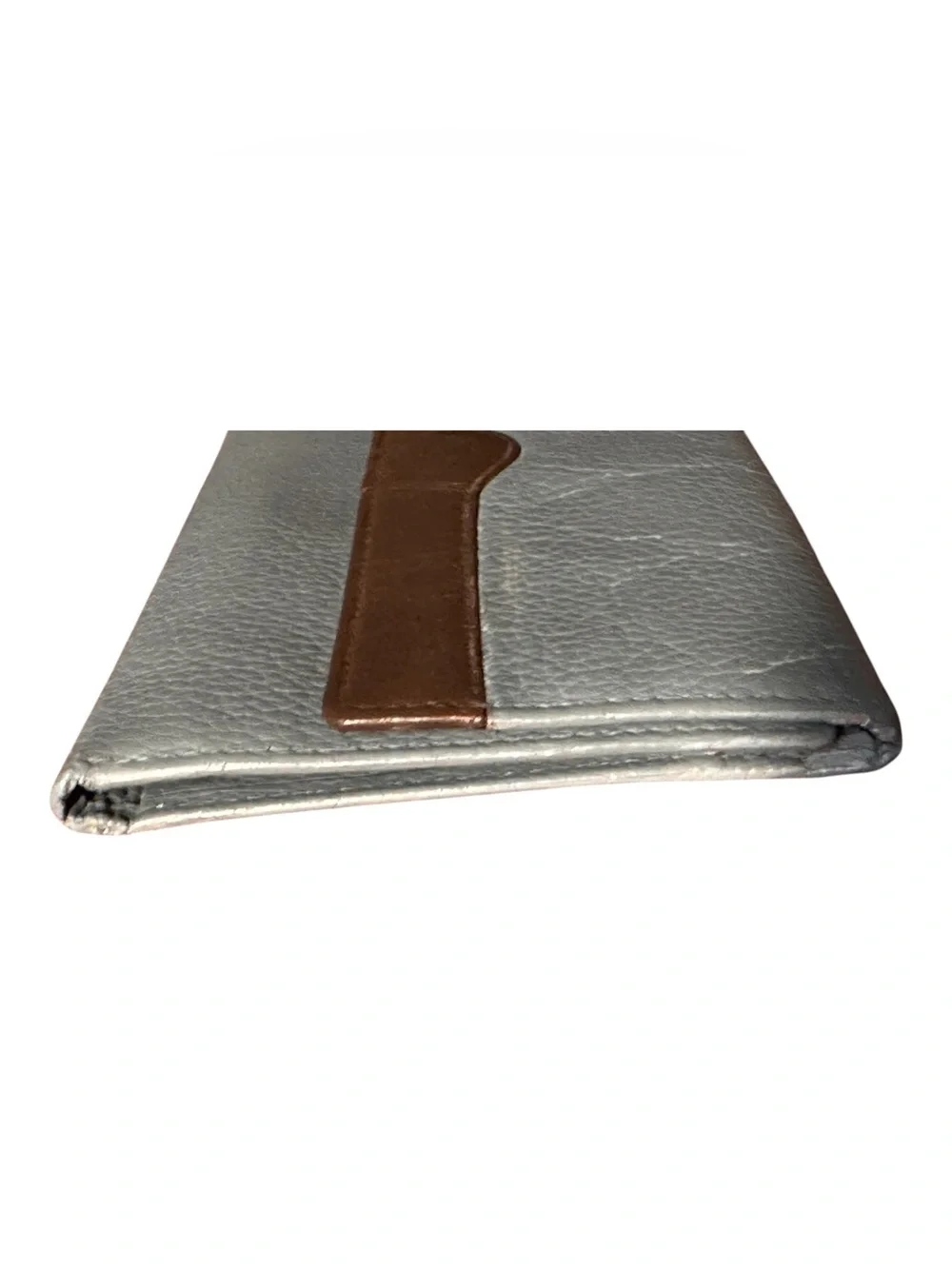 Christian Dior Green Wallet With Signature Embossed Brown Leather